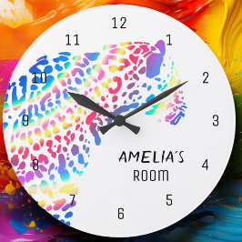 Reloj personalizado de Rainbow Jaguar
