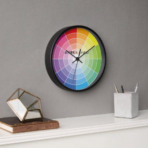 Reloj personalizado de rueda de color