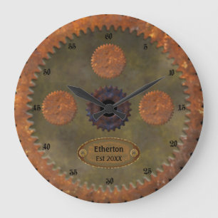 Reloj personalizado de Rusty Steampunk