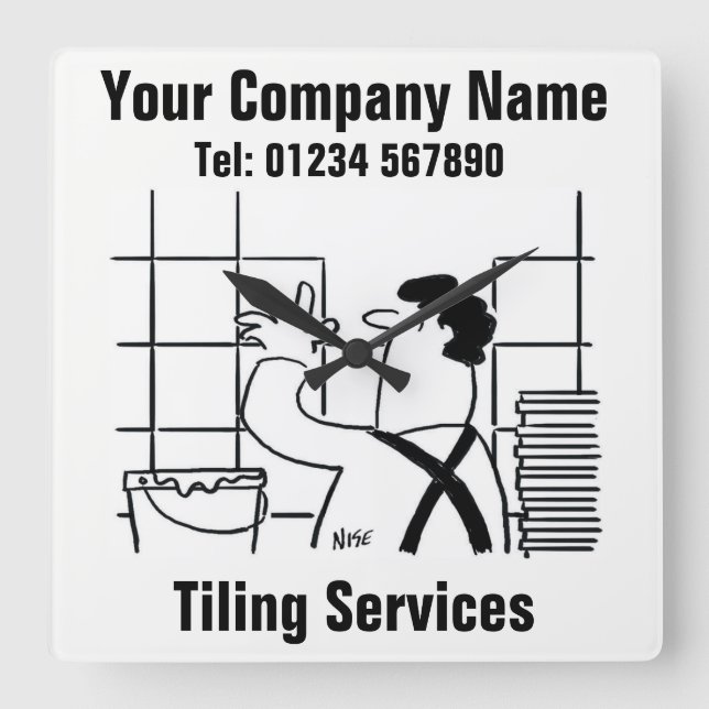 Reloj Personalizado de servicios de inclinación (Anverso)