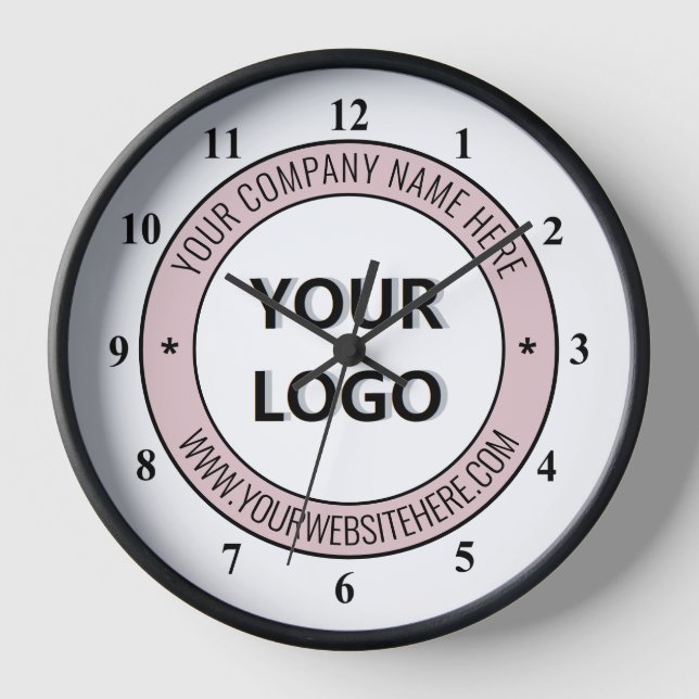 Reloj personalizado de su logotipo y regalo de la  (Anverso)