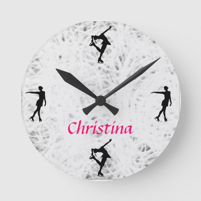Reloj personalizado del patinaje de hielo (Anverso)