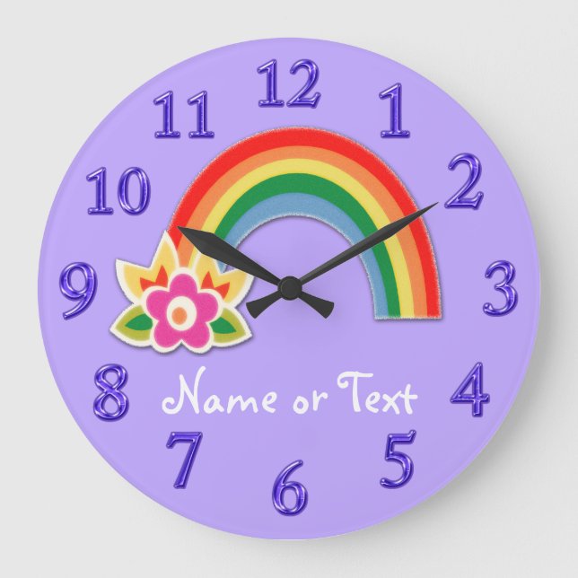 Reloj personalizado en SUS COLORES, TEXTO del arco (Anverso)