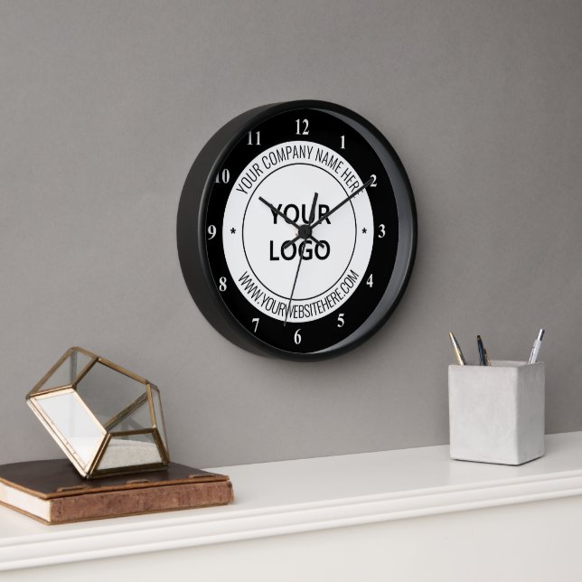 Reloj Personalizado Modelo de logotipo de empresa Planti (Oficina)