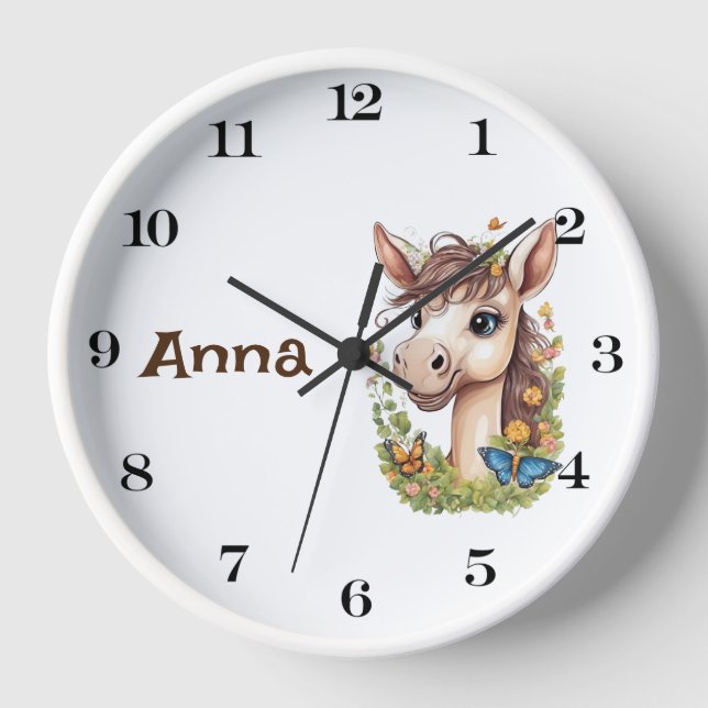 Reloj personalizado personalizado de la pared de c (Anverso)
