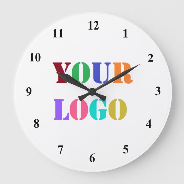 Reloj personalizado promocional del logotipo de la (Anverso)