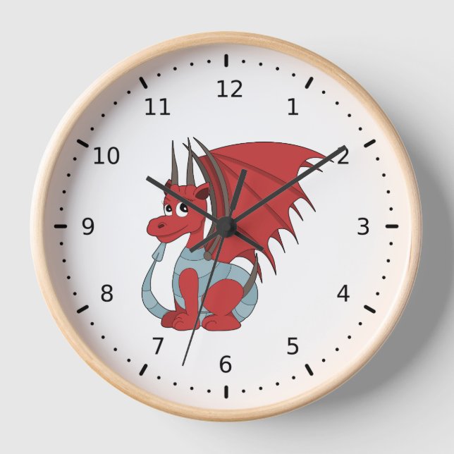 Reloj Personalizado Red Dragon (Anverso)