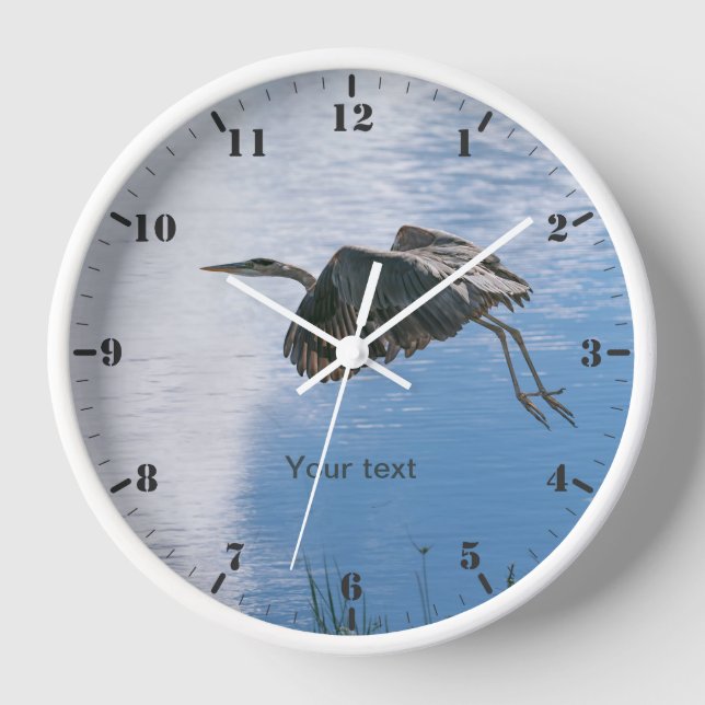 Reloj Personalizar a Heron en vuelo (Anverso)