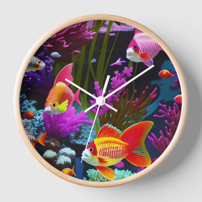 Reloj Pescado nadador (Anverso)