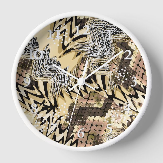 Reloj piel, leopardo, serpiente (Anverso)