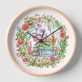 Reloj Pila de libros