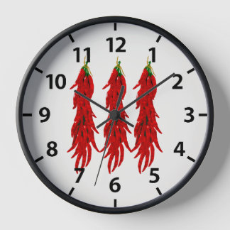 Reloj Pimientos secos de chile caliente