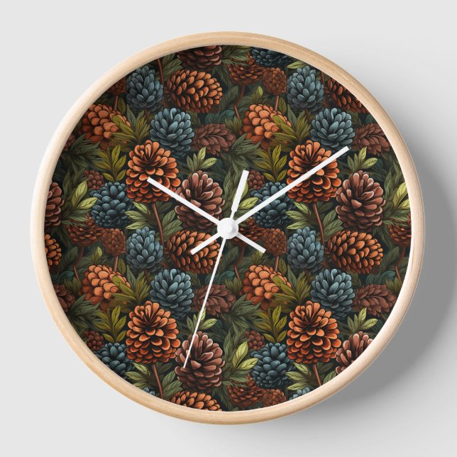 Reloj Pinecones Wall Clock (Anverso)