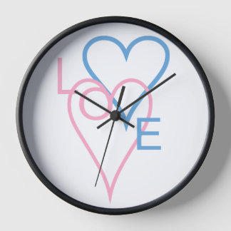 Reloj Pink & Blue Lovehearts