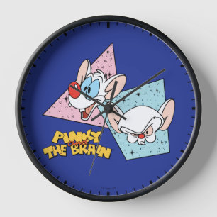 Reloj Pinky y el cerebro   Gráficos de caracteres retro