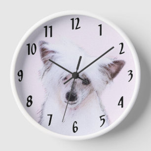 Reloj Pintura de polvorín en reposo chino - Arte de perr
