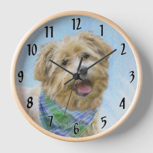 Reloj Pintura de Terrier de Glen of Imaal - Arte Origina