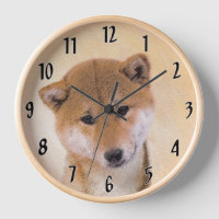 Pintura Shiba Inu (roja) - Arte Perro Original