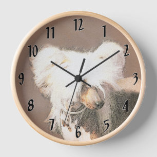 Reloj Pintura sin pelo de cremallera china arte original