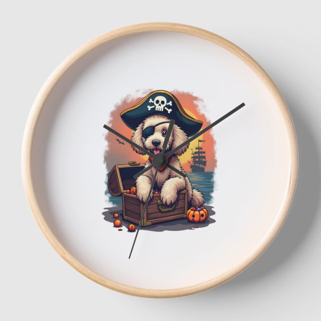 Reloj Pirate Poodle Plunder (Anverso)