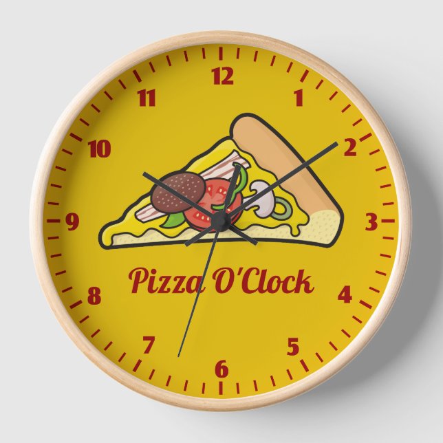 Reloj Pizza slice (Anverso)