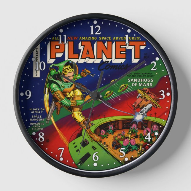 Reloj Planet Comics (Anverso)