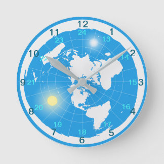 Reloj plano de la Tierra
