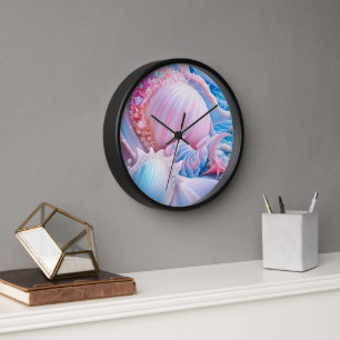 Reloj Playa de fantasía azul y rosa