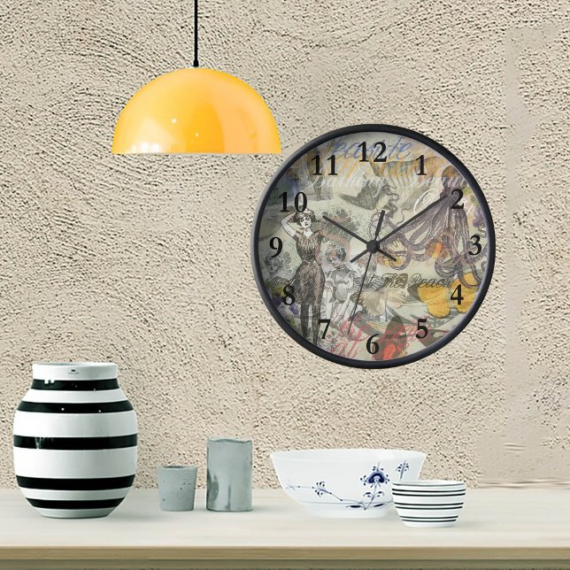 Reloj Playa de Pulpo Antiguo Steampunk Costero (Subido por el creador)