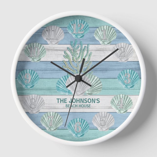Reloj Playas Tropicales (Anverso)