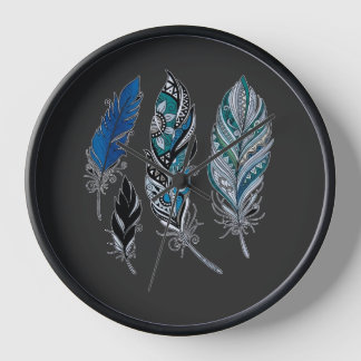 Reloj Plumas y colores bailan