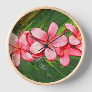 Reloj Plumerias