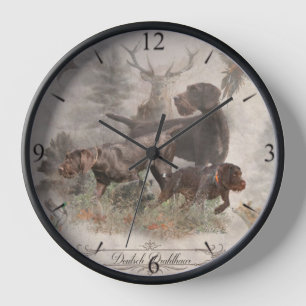 Reloj Pointer de pelo duro alemán