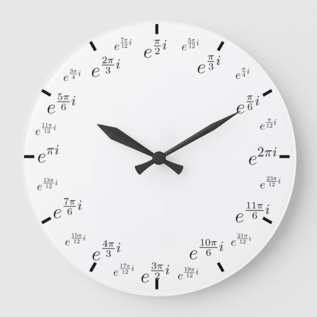 Reloj polar de la matemáticas (Anverso)