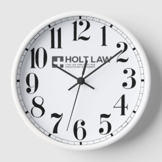 Reloj por Holt Law (gris)