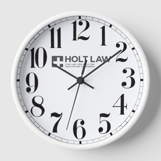 Reloj por Holt Law (gris) (Anverso)