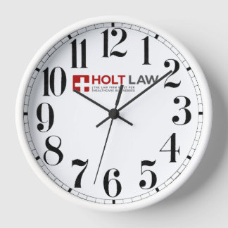 Reloj por Holt Law (rojo)