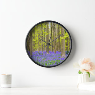 Reloj Primavera en el Bosque Azul