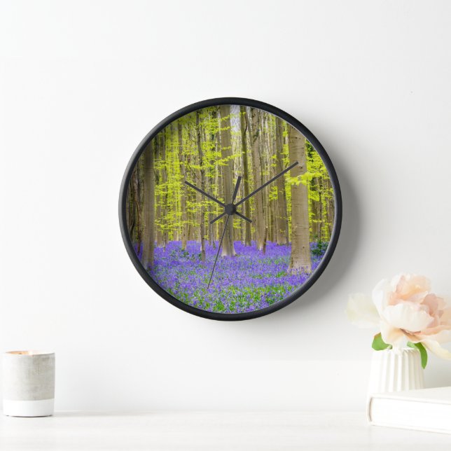 Reloj Primavera en el Bosque Azul (Hogar)