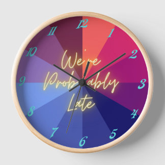 Reloj Probablemente lleguemos tarde