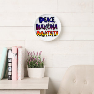 Reloj Productos de regalo de Peace Hakuna Matata