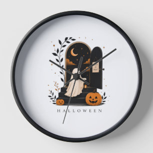 Reloj Puerta Mágica de Halloween – Noche Espeluznante
