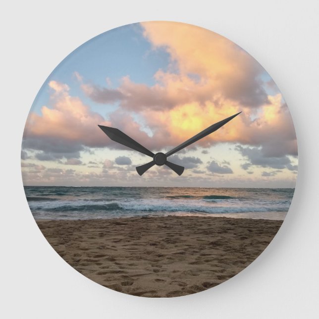 Reloj puertorriqueño de la puesta del sol (Anverso)