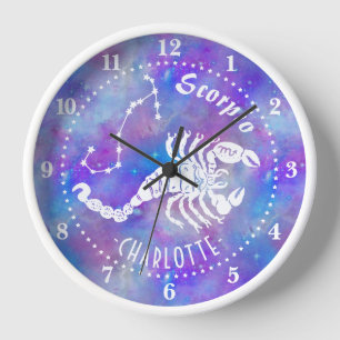 Reloj Puntuación Escorpión Constelación Estrellas Nombre