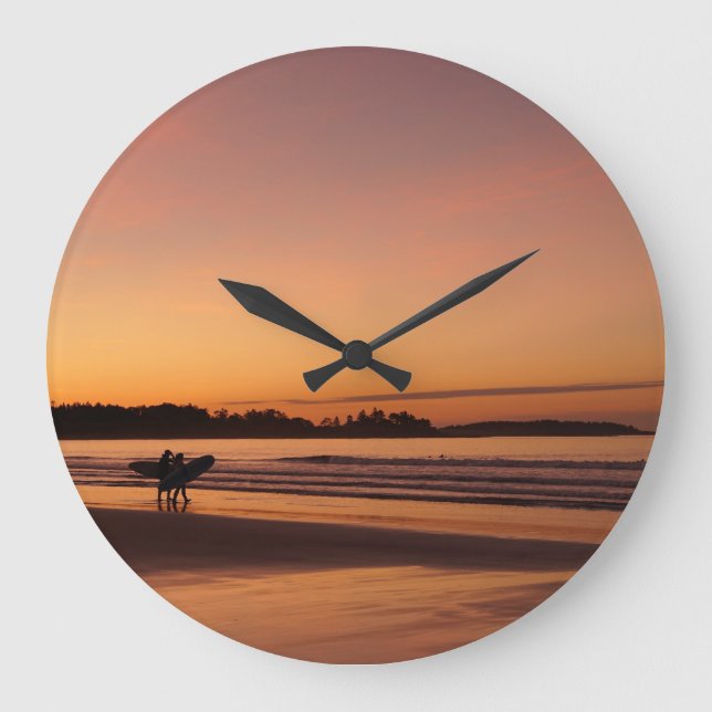 Reloj que practica surf de la playa de Higgins (Anverso)