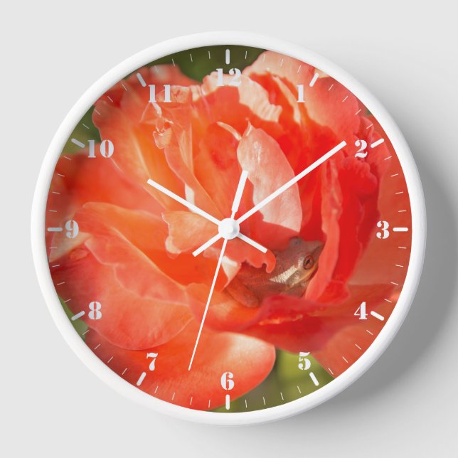 Reloj Rana en la rosa roja (Anverso)