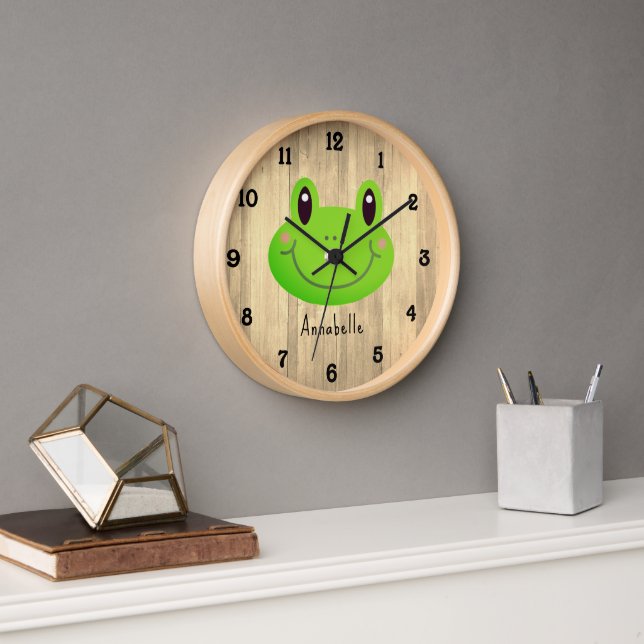 Reloj Rana Niños Rústicos (Oficina)