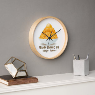 Reloj Raspado de Mango de Taiwán Postre de verano de T