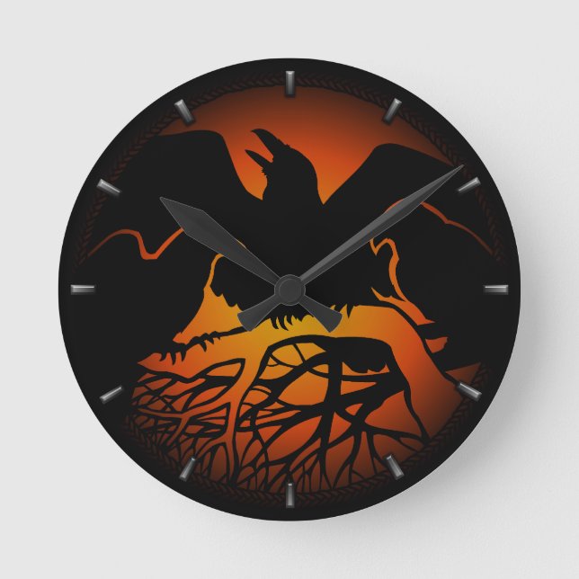 Reloj Raven Relojes y Regalos Nativos de Arte (Anverso)