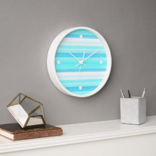 Reloj Rayas acuáticas turquesas de Guay Ocean Blue Aqua